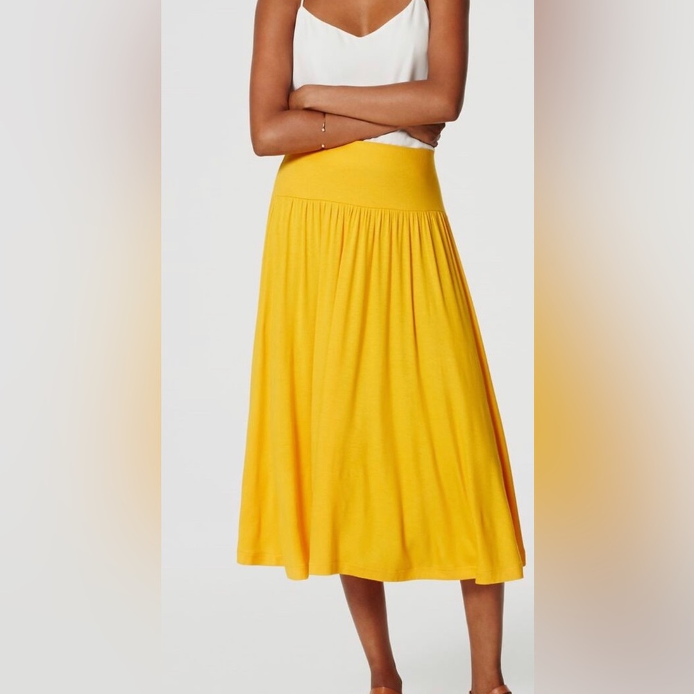 Loft Pull-On Midi Skirt
